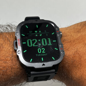 QX11 Smartwatch Militar – Pantalla amplia, llamadas Bluetooth y resistencia al agua
